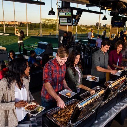 Buffet Meal at TopGolf in Scottsdale, AZ